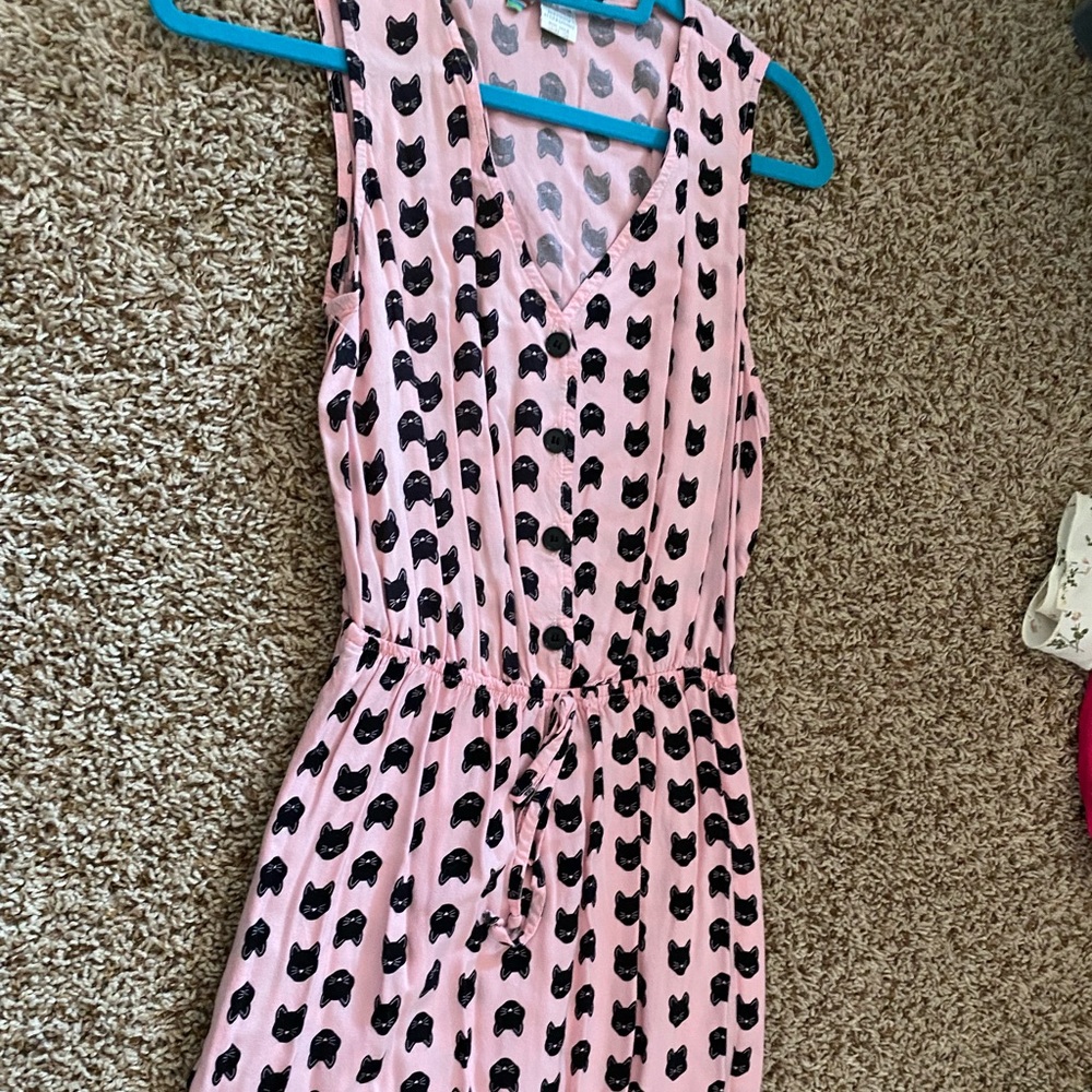 Mimichica Pink Cat Dress Size M